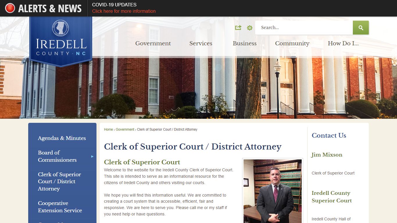 Clerk of Superior Court / District ... - Iredell County, NC